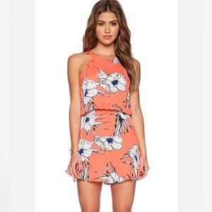 Coral/Pink Romina Dress | Karina Grimaldi | XS